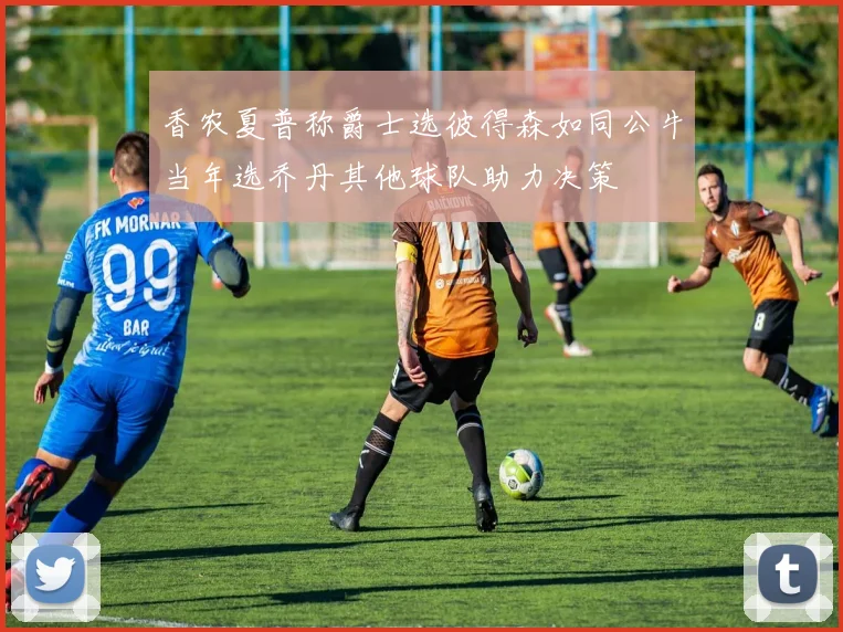 香农夏普称爵士选彼得森如同公牛当年选乔丹其他球队助力决策